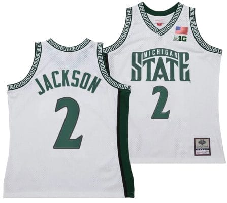 Jaren Jackson Jr Jersey #2 Michigan State Spartans 125th Basketball Anniversary 1999 Throwback White 8 JHTKR5T 1