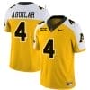 Joey Aguilar Jersey #4 Appalachian State Mountaineers Vapor Limited College Football Yellow Alternate