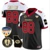 Jalen Carter Jersey #88 Georgia Bulldogs Vapor Limited Orange Bowl Patch Alternate 5 Jalen Carter Jersey #88 Georgia Bulldogs Vapor Limited Orange Bowl Patch Alternate