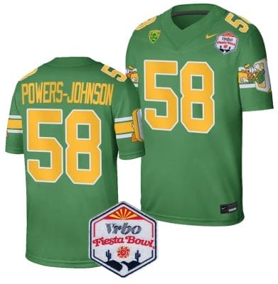 Jackson Powers Johnson Jersey #58 Oregon Ducks Fiesta Bowl Patch 2024 Football Playoff Green 8 Jackson Powers Johnson Jersey #58 Oregon Ducks Fiesta Bowl Patch 2024 Football Playoff Green