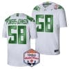 Jackson Powers Johnson Jersey #58 Oregon Ducks Fiesta Bowl Patch 2024 Football White 4 Jackson Powers Johnson Jersey #58 Oregon Ducks Fiesta Bowl Patch 2024 Football White