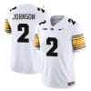 Kaleb Johnson Jersey #2 Iowa Hawkeyes Vapor Limited College Football White 4 Kaleb Johnson Jersey #2 Iowa Hawkeyes Vapor Limited College Football White