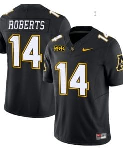 Kanye Roberts Jersey #14 Appalachian State Mountaineers Vapor Limited College Football Black