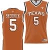 Kadin Shedrick Jersey #5 Texas Longhorns NIL College Basketball Lightweight Orange 5 Kadin Shedrick Jersey #5 Texas Longhorns NIL College Basketball Lightweight Orange