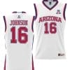 Keshad Johnson Jersey #16 Arizona Wildcats NIL College Basketball Lightweight White 4 Keshad Johnson Jersey #16 Arizona Wildcats NIL College Basketball Lightweight White