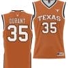 Kevin Durant Jersey #35 Texas Longhorns NIL College Basketball Lightweight Orange 4 Kevin Durant Jersey #35 Texas Longhorns NIL College Basketball Lightweight Orange