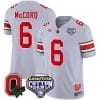 Kyle Mccord Jersey #6 Ohio State Buckeyes Good Year Cotton Bowl Patch Football Gray