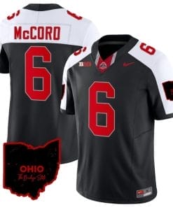 Kyle Mccord Jersey #6 Ohio State Buckeyes College Football Stitched Vapor Limited Ohio Patch Black Alternate