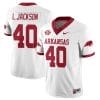 Landon Jackson Jersey #40 Arkansas Razorback Football All Stitched White 7 Landon Jackson Jersey #40 Arkansas Razorback Football All Stitched White