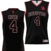 LJ Cryer Jersey #4 Houston Cougars NIL College Basketball Lightweight Black