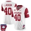 Landon Jackson Jersey #40 Arkansas Razorback Football Arkansas Patched All Stitched Red Sleeves 6 Landon Jackson Jersey #40 Arkansas Razorback Football Arkansas Patched All Stitched Red Sleeves