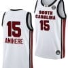 Laeticia Amihere Jersey #15 South Carolina Gamecocks College Basketball 2023-24 White 4 Laeticia Amihere Jersey #15 South Carolina Gamecocks College Basketball 2023-24 White