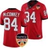 Ladd McConkey Jersey #84 Georgia Bulldogs Orange Bowl Patch 2023 College Football Red 5 Ladd McConkey Jersey #84 Georgia Bulldogs Orange Bowl Patch 2023 College Football Red