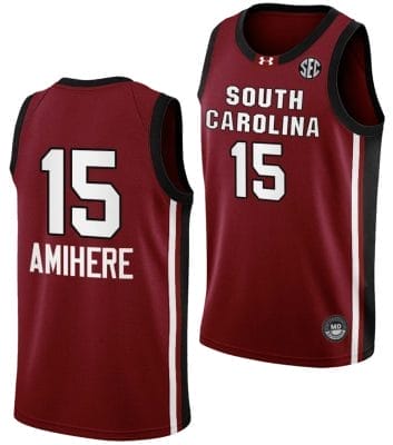 Laeticia Amihere Jersey #15 South Carolina Gamecocks College Basketball 2023-24 Garnet 8 Laeticia Amihere Jersey #15 South Carolina Gamecocks College Basketball 2023-24 Garnet