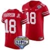 Marvin Harrison Jr Jersey #18 Ohio State Buckeyes Cotton Bowl Patch 2023 Football Scarlet 5 Marvin Harrison Jr Jersey #18 Ohio State Buckeyes Cotton Bowl Patch 2023 Football Scarlet