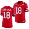 Marvin Harrison Jr Jersey #18 Ohio State Buckeyes Ohio Stadium Patch College Football Scarlet