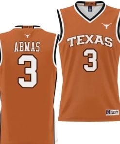 Max Abmas Jersey #3 Texas Longhorns NIL College Basketball Lightweight Orange
