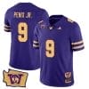 Michael Penix Jr Jersey #9 Washington Huskies Washington Map Patch Football Purple Gold 5 Michael Penix Jr Jersey #9 Washington Huskies Washington Map Patch Football Purple Gold