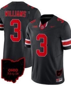 Miyan Williams Jersey #3 Ohio State Buckeyes College Football Stitched Vapor Limited Ohio Patch Black