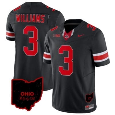 Miyan Williams Jersey #3 Ohio State Buckeyes College Football Stitched Vapor Limited Ohio Patch Black 8 Miyan Williams Jersey #3 Ohio State Buckeyes College Football Stitched Vapor Limited Ohio Patch Black