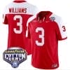 Miyan Williams Jersey #3 Ohio State Buckeyes Cotton Bowl Patch Vapor Football Red Alternate