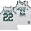 Mady Sissoko Jersey #22 Michigan State Spartans 125th Basketball Anniversary 1990 Throwback White