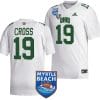 Miles Cross Jersey #19 Ohio Bobcats 2023 Myrtle Beach Bowl Patch MVP Football White 5 Miles Cross Jersey #19 Ohio Bobcats 2023 Myrtle Beach Bowl Patch MVP Football White