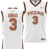 Max Abmas Jersey #3 Texas Longhorns NIL College Basketball Lightweight White