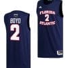 Nicholas Boyd Jersey #2 FAU Owls College Basketball Replica Navy