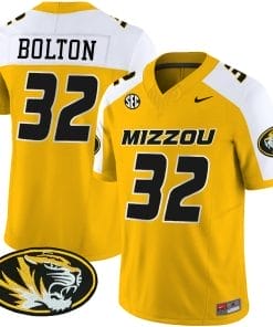 Nick Bolton Jersey #32 Missouri Tigers Vapor Limited College Football Stitched Gold Alternate