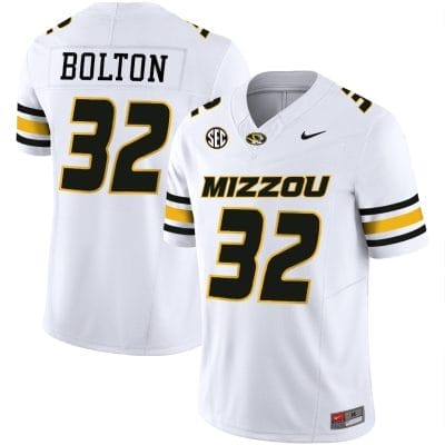 Nick Bolton Jersey #32 Missouri Tigers Vapor Limited College Football Stitched White 8 Nick Bolton Jersey #32 Missouri Tigers Vapor Limited College Football Stitched White