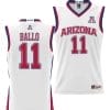 Oumar Ballo Jersey #11 Arizona Wildcats NIL College Basketball Lightweight White