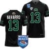 Parker Navarro Jersey #13 Ohio Bobcats 2023 Myrtle Beach Bowl Patch College Football Black 5 Parker Navarro Jersey #13 Ohio Bobcats 2023 Myrtle Beach Bowl Patch College Football Black