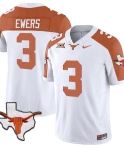 Quinn Ewers Jersey #3 Texas Longhorn Vapor Limited College Football Inverted