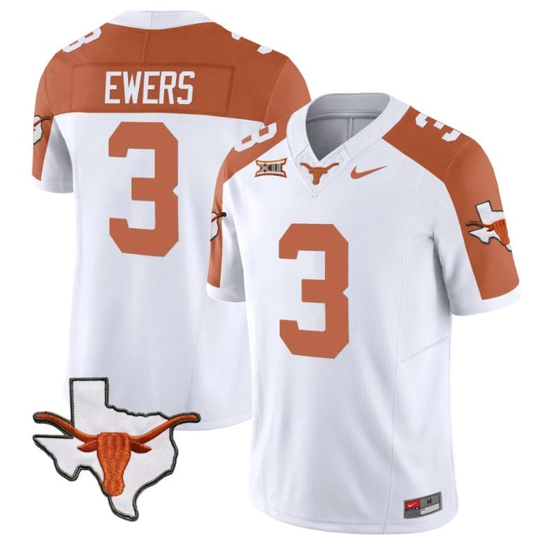 Quinn Ewers Jersey #3 Texas Longhorn Vapor Limited College Football Inverted 1 Quinn Ewers Jersey #3 Texas Longhorn Vapor Limited College Football Inverted