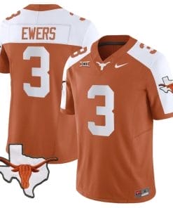 Quinn Ewers Jersey #3 Texas Longhorn Vapor Limited College Football Alternate