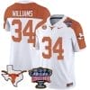 Ricky Williams Jersey #34 Texas Longhorns Sugar Bowl Patch Vapor Football Inverted 5 Ricky Williams Jersey #34 Texas Longhorns Sugar Bowl Patch Vapor Football Inverted