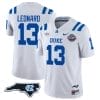 Riley Leonard Jersey #13 Duke Blue Devils Football Limited White NC State 4 Riley Leonard Jersey #13 Duke Blue Devils Football Limited White NC State