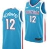 Ryan Nembhard Jersey #12 Gonzaga Bulldogs NIL College Basketball Blue
