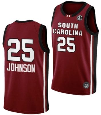 Raven Johnson Jersey #25 South Carolina Gamecocks College Basketball 2023-24 Garnet 8 Raven Johnson Jersey #25 South Carolina Gamecocks College Basketball 2023-24 Garnet