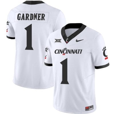 Sauce Gardner Jersey #1 Cincinnati Bearcats Vapor Limited College Football All Stitched White