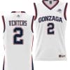 Steele Venters Jersey #2 Gonzaga Bulldogs NIL College Basketball Lightweight White 5 Steele Venters Jersey #2 Gonzaga Bulldogs NIL College Basketball Lightweight White