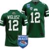 Sam Wiglusz Jersey #12 Ohio Bobcats 2023 Myrtle Beach Bowl Patch College Football Green