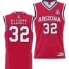 Sean Elliott Jersey #32 Arizona Wildcats NIL College Basketball Lightweight Red