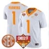 Trevon Flowers Jersey #1 Tennessee Volunteers Football Cheez It Citrus Bowl Patch White 4 Trevon Flowers Jersey #1 Tennessee Volunteers Football Cheez It Citrus Bowl Patch White