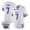 Trevor Etienne Jersey #7 Florida Gators Vapor Limited College Football White