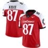 Travis Kelce Jersey #87 Cincinnati Bearcats Vapor Limited College Football All Stitched Red Alternate