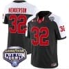 TreVeyon Henderson Jersey #32 Ohio State Buckeyes Cotton Bowl Patch Vapor Football Black Alternate