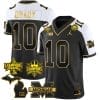 Tom Brady Jersey #9 Michigan Wolverines 2023 Big Ten Back to Back Champions Patch Stitched Gold Alternate 4 Tom Brady Jersey #9 Michigan Wolverines 2023 Big Ten Back to Back Champions Patch Stitched Gold Alternate
