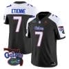 Trevor Etienne Jersey #7 Florida Gators Vapor Limited Florida Map College Football Black Alternate